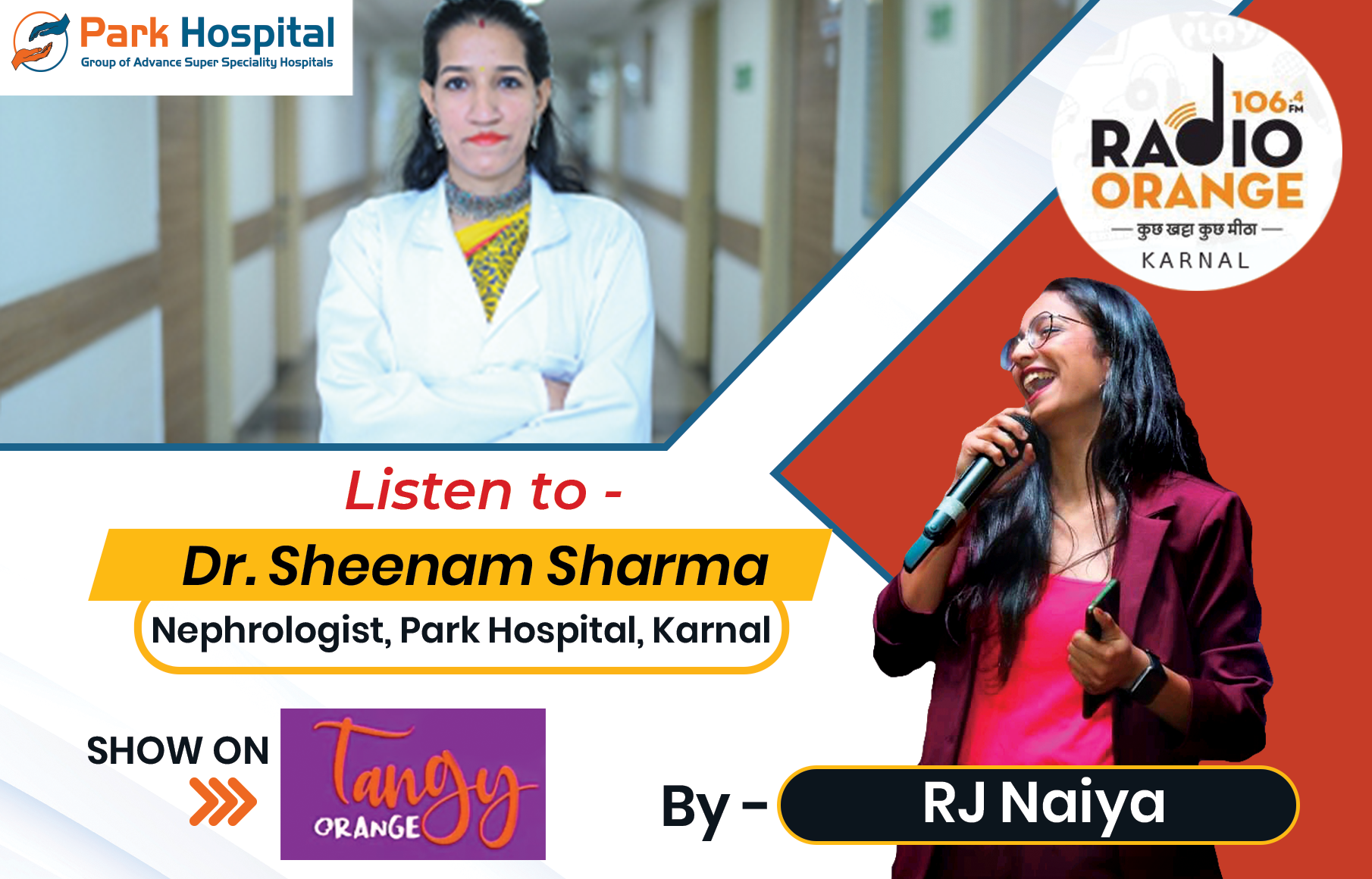 Dr. Sheenam Sharma in conversation with RJ Navya | Park Hospital | Radio Orange